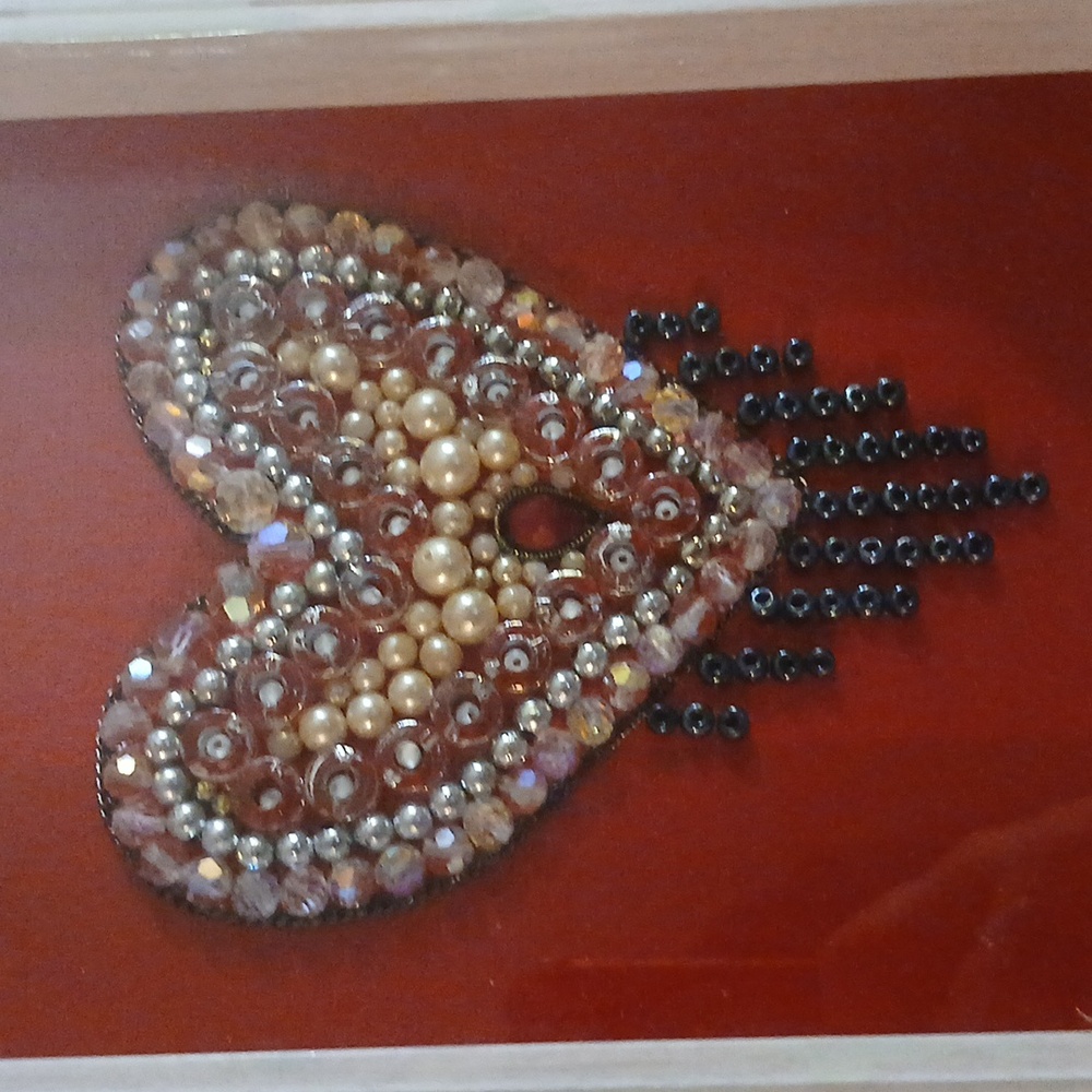 Cute Handmade HEART Picture In Frame - Picture 2 of 10